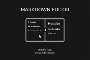 Markdown Editor by AhteVerse